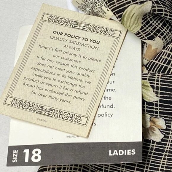 Jaclyn Smith Women's 18W Floral Semi Sheer Blouse Tunic Button Up Elegant NWT - Picture 7 of 13